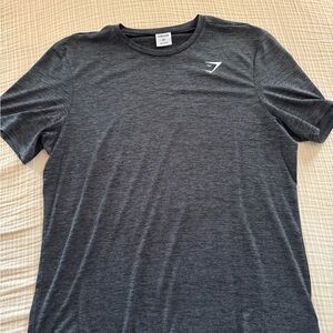 Gymshark Men's Charcoal Short Sleeve Tee